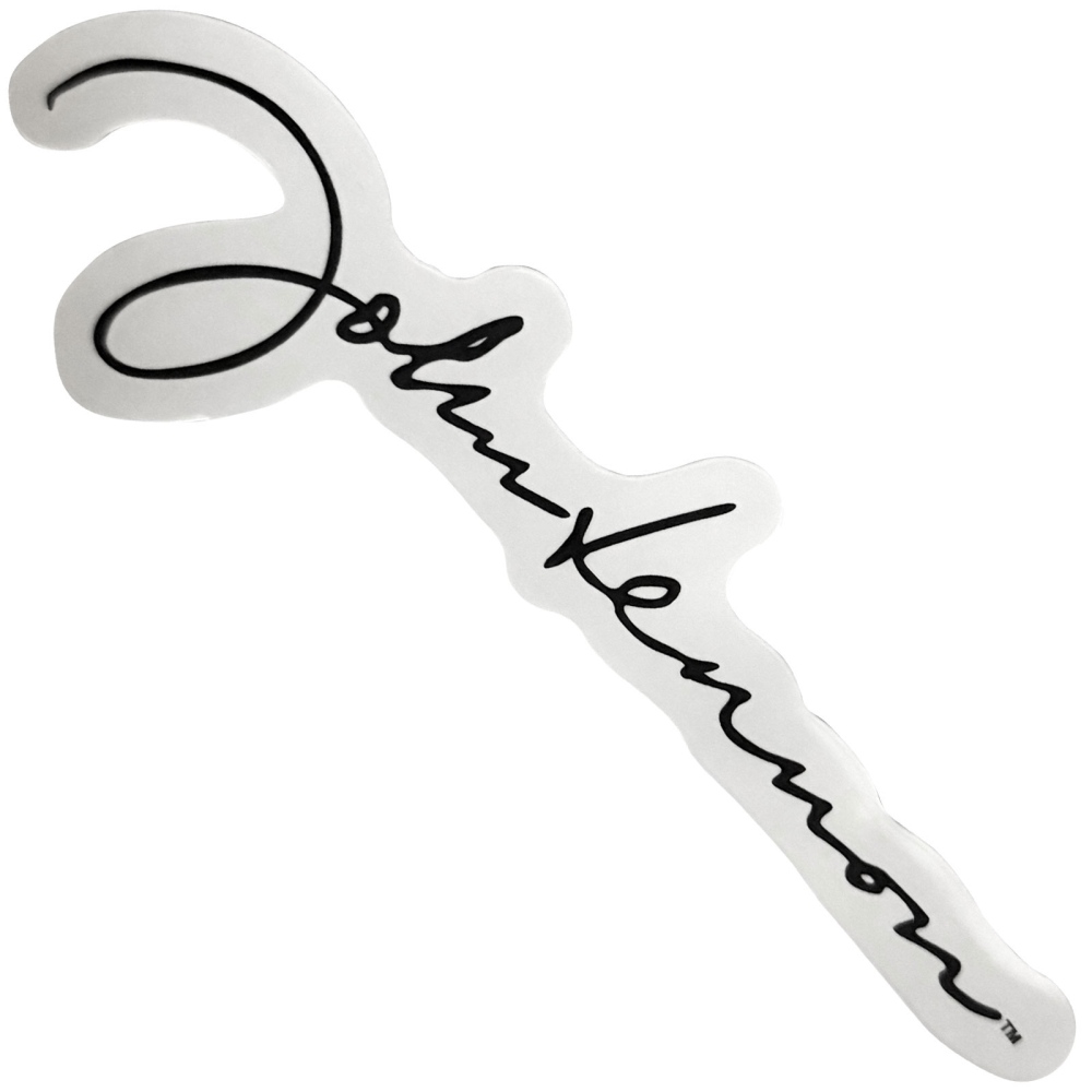 John Lennon - Signature Sticker - White/Black
